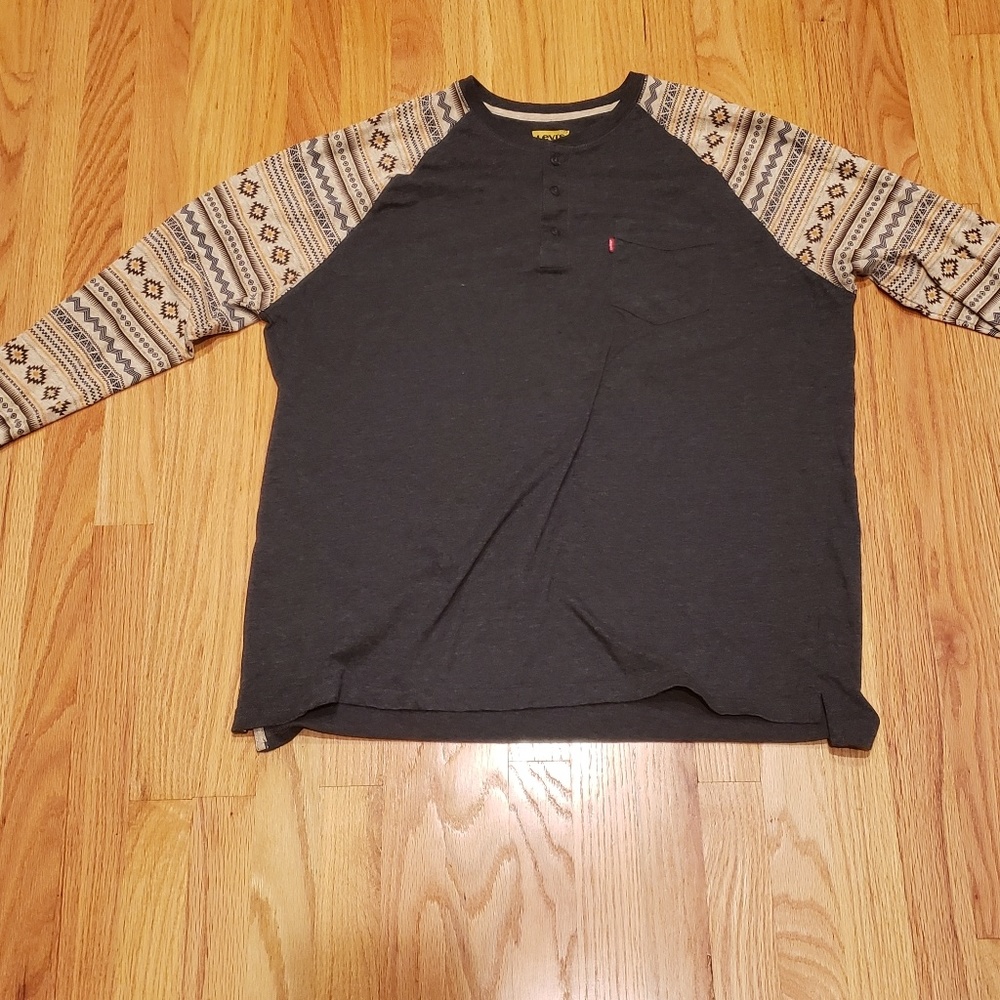 Levi's Aztec Henley Long Sleeve